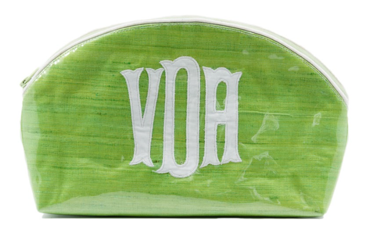 Luxe Monogrammed Cosmetic Pouch